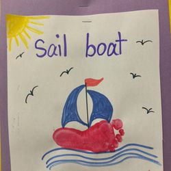 Star America - an example of the cute artwork babies do!