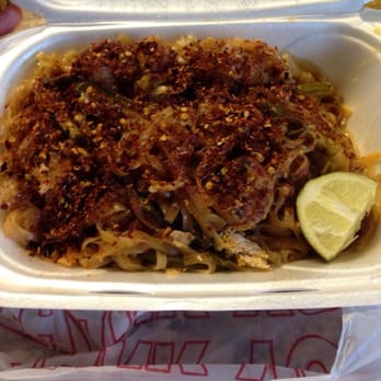 Tac Quick - Pad Thai with shrimp extra spicy - Thai Near Me - Chicago, Illinois Tac Quick - Pad Thai with shrimp extra spicy - Thai Near Me - Chicago, Illinois