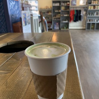 Milagros Coffee House - Rose Matcha latte - Cafes Near Me - Alamosa, Colorado Milagros Coffee House - Rose Matcha latte - Cafes Near Me - Alamosa, Colorado