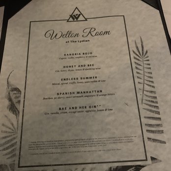 Welton Room - Drink menu - Cocktail Bars Near Me - Denver, Colorado Welton Room - Drink menu - Cocktail Bars Near Me - Denver, Colorado