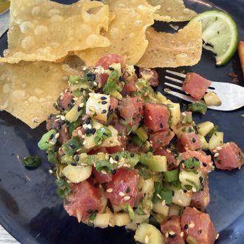 Benny's On The Beach - Pier - TUNA TARTARE* - Seafood Near Me - Lake Worth Beach, Florida Benny's On The Beach - Pier - TUNA TARTARE* - Seafood Near Me - Lake Worth Beach, Florida