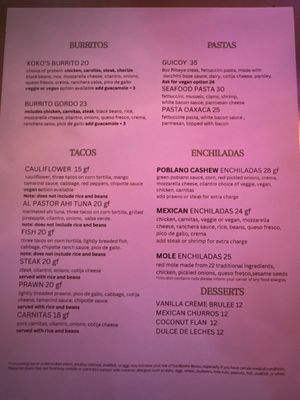 Menu photo 7 Koko's Seattle, WA Menu photo 7 Koko's Seattle, WA