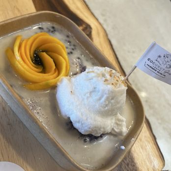 Coconut Girl Cafe - UBE Sago Iced Cream (what we got) - Thai Near Me - San Diego, California Coconut Girl Cafe - UBE Sago Iced Cream (what we got) - Thai Near Me - San Diego, California