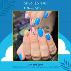 Sparkles Nail Bar & Spa - Get creative with your manicure to reflect your mood! Pick a color palette that suits your current state of mind, whether that's sassy and