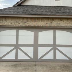 The Designated Handyman - Completed garage door repaired and repainted