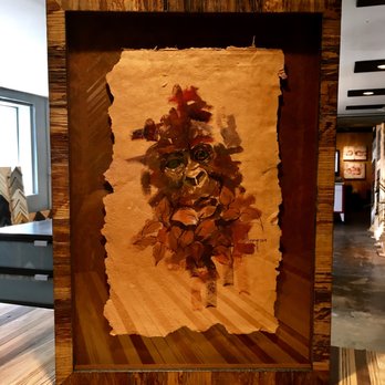 The Corner Custom Framing - Original painting on handmade paper from Africa. - Framing Near Me - Denver, Colorado The Corner Custom Framing - Original painting on handmade paper from Africa. - Framing Near Me - Denver, Colorado