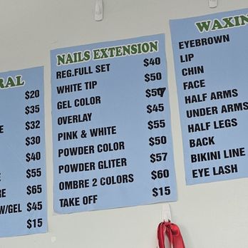 Pro Nails - Prices. - Nail Salons Near Me - Honolulu, Hawaii