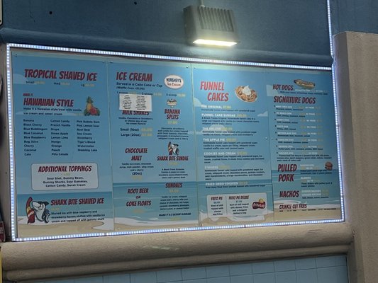 Menu photo 4 Beach Treats Panama City, FL
