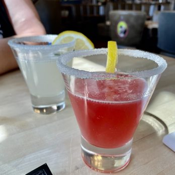 Brick 29 - Huckleberry Martini and Basil Lemon Drop - New American Near Me - Nampa, Idaho