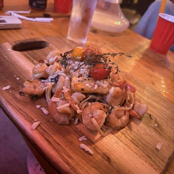 Brick Bistro Hampden - Shrimp and salmon linguine - Seafood Near Me - Baltimore, Maryland
