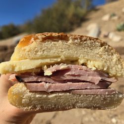 Luna Sourdough Bakery - Ham and Cheese Sandwich!