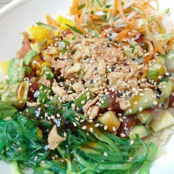 Bento Nouveau - The big Kahuna tuna poke bowl with brown rice - Sushi Bars Near Me - Ottawa, Ontario