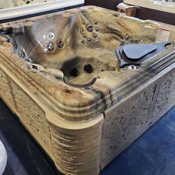 Hot Tubs Plus - Beautiful rock cabinet - Hot Tub & Pool Near Me - White Lake, Michigan