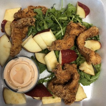 Dixie Grill - $13 salad Fried Chicken salad - Southern Near Me - Aiea, Hawaii