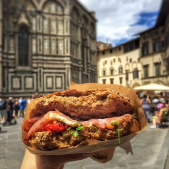 Panini Toscani - My sandwich with cheese, salami, tomatoes, zucchini and salad - Sandwiches Near Me - Florence, FI Panini Toscani - My sandwich with cheese, salami, tomatoes, zucchini and salad - Sandwiches Near Me - Florence, FI