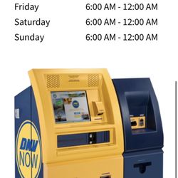CA DMV Kiosk - 2% courtesy charge using debit or credit use cash to avoid