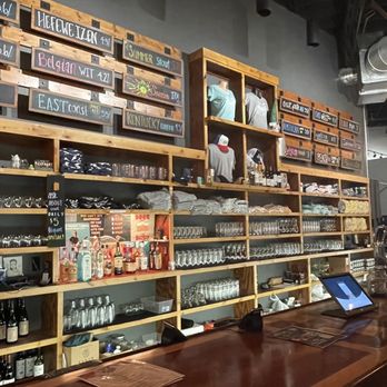 Joymongers Barrel Hall - HUGE bar that's still got a cozy vibe. I don't know how they do it? Must be the Joy? - Brewpubs Near Me - Winston-Salem, North Carolina