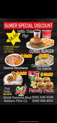 Menu photo 2 Cali Fresh Grill Baldwin Park, CA