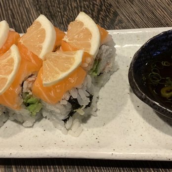Sekai Sushi - I Love Salmon Specialty Roll from Sekai Sushi in Mesa - Japanese Near Me - Mesa, Arizona Sekai Sushi - I Love Salmon Specialty Roll from Sekai Sushi in Mesa - Japanese Near Me - Mesa, Arizona