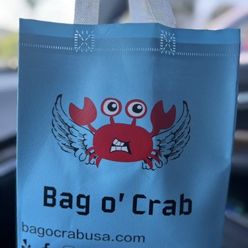Bag O' Crab - Super cute insulated bag to keep your food warm for pick up orders - Seafood Near Me - Rancho Cucamonga, California Bag O' Crab - Super cute insulated bag to keep your food warm for pick up orders - Seafood Near Me - Rancho Cucamonga, California