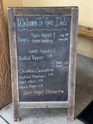 Menu photo 2 Gio's Deli and Mercato Oxford, FL Menu photo 2 Gio's Deli and Mercato Oxford, FL