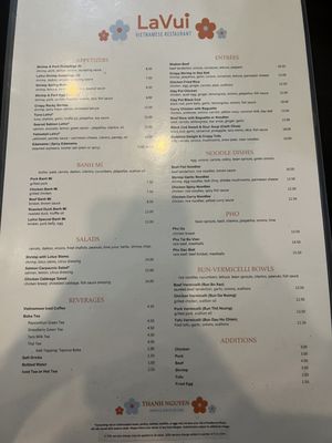Menu photo 7 LaVui Vietnamese Restaurant Dallas, TX Menu photo 7 LaVui Vietnamese Restaurant Dallas, TX