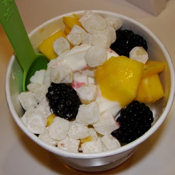 Yogurtland - Plain tart, mango, mochi and blackberry! - Ice Cream & Frozen Yogurt Near Me - Bakersfield, California Yogurtland - Plain tart, mango, mochi and blackberry! - Ice Cream & Frozen Yogurt Near Me - Bakersfield, California