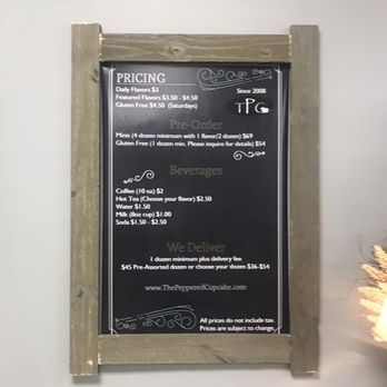 The Peppered Cupcake - Cupcakes Near Me - Wilmington, North Carolina