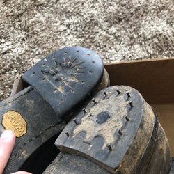 West Coast Shoe Co - Heel lost to the mud