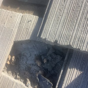 A Town Roofing - Damaged area that needed to be fixed. - Roofing Near Me - Hemet, California