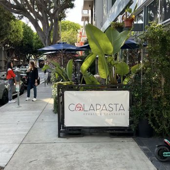 Colapasta Restaurant - sign - Italian Near Me - Santa Monica, California