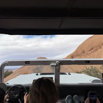 High Point Hummer and ATV - Going up Hells Revenge. - Tours Near Me - Moab, Utah