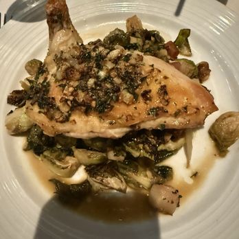 Vic & Anthony's Steakhouse - Chicken over brussel sprouts - Steakhouses Near Me - Lake Charles, Louisiana Vic & Anthony's Steakhouse - Chicken over brussel sprouts - Steakhouses Near Me - Lake Charles, Louisiana