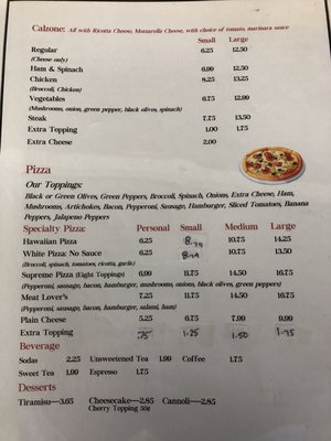 Menu photo 1 Carusos Pizza Mebane, NC Menu photo 1 Carusos Pizza Mebane, NC
