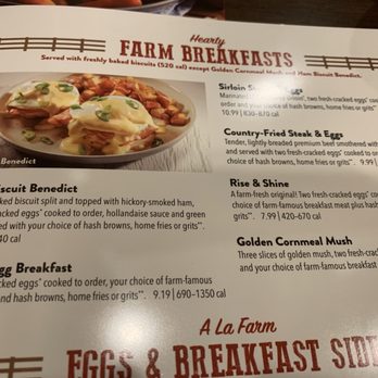 Bob Evans - Menu - Breakfast & Brunch Near Me - Van Wert, Ohio