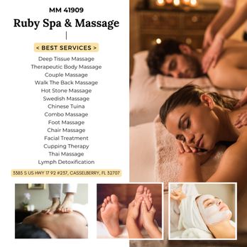 Ruby Spa & Massage - Check out our services and benefits - Massage Near Me - Casselberry, Florida Ruby Spa & Massage - Check out our services and benefits - Massage Near Me - Casselberry, Florida