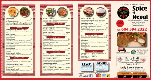 Menu photo 7 Spice of Nepal Surrey, BC Menu photo 7 Spice of Nepal Surrey, BC