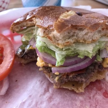 Home Plate Grill - Delicious brisket sirloin bacon cheese burger a must try - Burgers Near Me - Goleta, California
