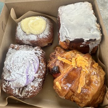 The Big Island Bakehouse - Bombolini, cinnamon roll, ube cronut, ham and cheese croissant - Bakeries Near Me - Keaau, Hawaii