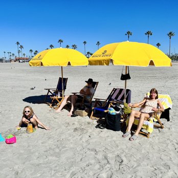 The Beach Genie - Our 4-person Beach Genie setup - Beach Equipment Rentals Near Me The Beach Genie - Our 4-person Beach Genie setup - Beach Equipment Rentals Near Me