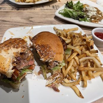 Local Goat - TN Whiskey Glazed Burger* - New American Near Me - Pigeon Forge, Tennessee