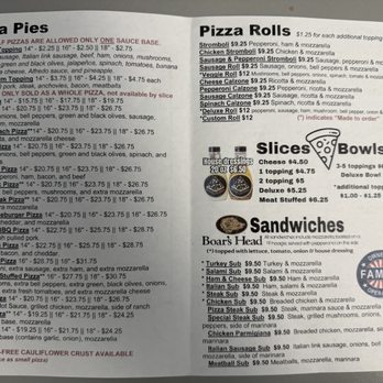 Isabella's Pizza - Menu as of 11/4/25 - Pizza Near Me - Bartlett, Tennessee