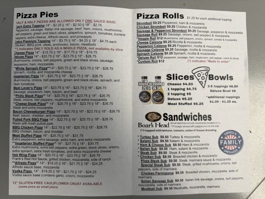 Menu photo 1 Isabella's Pizza Bartlett, TN