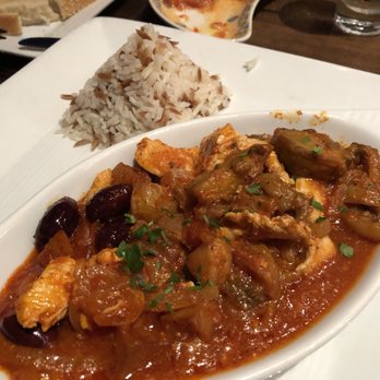 Bursa - Chicken and eggplant. No green peppers. Yummy. - Middle Eastern Near Me - San Francisco, California