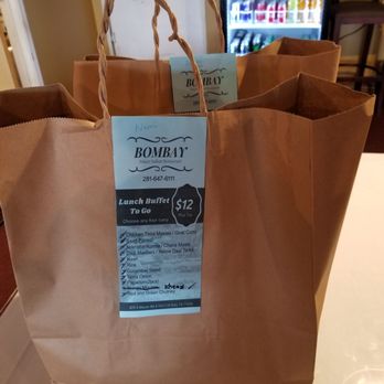 Bombay Palace - My to go order. Bagged nicely. - Indian Near Me - Katy, Texas