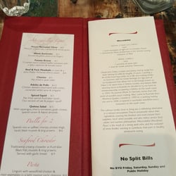 Mezzadellas - Menu