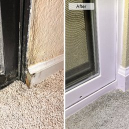 New baseboards look even better than the originals.