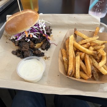 The Flying Cow - Wagyu Brisket Burger and fries - Burgers Near Me - Richmond, Texas The Flying Cow - Wagyu Brisket Burger and fries - Burgers Near Me - Richmond, Texas