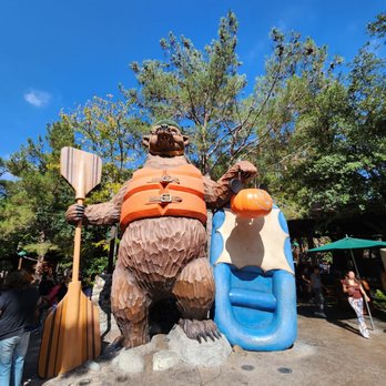 Grizzly River Run - The bear is ready for trick or treating - Amusement Parks Near Me - Anaheim, California Grizzly River Run - The bear is ready for trick or treating - Amusement Parks Near Me - Anaheim, California