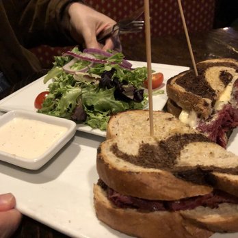 The Kettle Black Kitchen & Pub - Ruben Sandwich with Salad - Gastropubs Near Me - Phoenix, Arizona